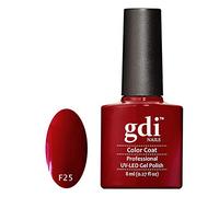 GDI Nails - Classic 'F' Range - UV LED Soak Off Gel Nail Polish Varnish - F01 to F44-8ml - ***REQUIRE UV/LED LAMP TO CURE DRY GEL POLISH*** (F25)