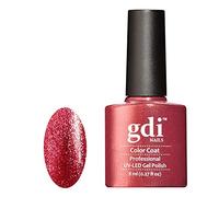 GDI Nails - R30 Raspberry Galore - Sizzling Raspberry Red Shade - UV LED Soak Off Gel Nail Polish Varnish - Shimmer Glitter Range - 8ml - ***REQUIRE UV/LED LAMP TO CURE DRY GEL POLISH***