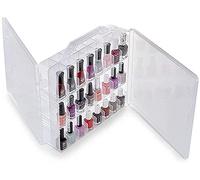 GDICONIC 48 Lattice Universal Clear Nail Polish Oil Cosmetic Organizer Storage Holder Double Side Display Container Case