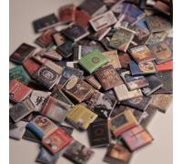 Gdiojnfg 200 Miniatures Doll House Books, Miniature Books, Miniatures Doll House Books, Books Accessories For Decoration, Dolls House Miniature Accessory For Living Room, Library, Study Room
