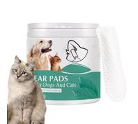 Gdiojnfg 50 Skin Tag Removal Ear Cleaner For Dogs, Vets Best Ear Cleaning Finger Pads For Dogs, Ear Finger Wipes For Cats, Ear Finger Pads, User Friendly Ear Wipes Portable Ear Canals Cleaning Pads