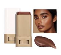 Gdiojnfg 50g Skin Tint Balm For Black Women, Solid Tinted Foundation Contour Stick, Long-Lasting Moisturizer Concealer Radiant Skin For Working Beach Travel Dates Business Outgoing