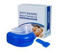 Gdiojnfg Anti Snoring Devices, Anti Snoring Mouthpiece, Anti-Snoring Mouth Guard, Stop Snoring Mouth Guard for Adults, Food Grade Silicone, Adjustable, Anti-Grinding Exercise Stop Snore Care Tool