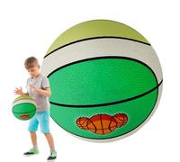 Gdiojnfg Basketball, No Noise Basketball, Shock Absorption Sponge Ball for Age 3-12 Foam Toy for Practice School Apartment Home Bedroom Carpet Wood Floor Team