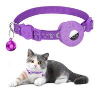 Gdiojnfg Cat Tracker Gps Collar For Small Cats, Cat Tracker Collar, Adjustable Safety Collars For Cats, Reflective Cat Collars, Nylon Pet Supplies For Medium, Large, And Small Cats