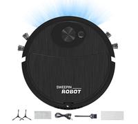 Gdiojnfg Cleaning Robot, USB Automatic Vacuum Cleaner Robot, Rechargeable Cleaning Robot With Button Control, 3 Cleaning Modes Quiet Vacuum Cleaner For Ceramic Tile, Stone, Laminate, Wood