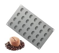 Gdiojnfg Coffee Bean Silicone Mold, Coffee Mould, Silicone Chocolate Mold Small, Chocolate Coffee Bean Molds, 28 Cavity Silicone Tray Dog Treat Bakeware, Sugarcraft Cake Decorating Tools