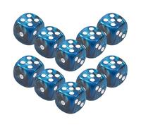 Gdiojnfg Dice Set, 6-Sided Acrylic Table Games Dice, Lightweight Multi-Functional Gathering Supplies for Entertainment Home Family Gathering Competition