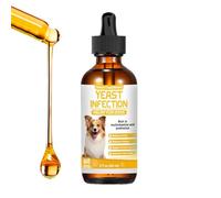 Gdiojnfg Dog Ear Itch Relief Drops - 60ml Gentle Absorption Ear Health Supplement - Itch Relief Drops for Cat - for Medium Large Puppy Kitten Home Indoor Backyard Yard Garden Walking