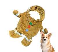 Gdiojnfg Dog Gingerbread Man Costume Christmas | Christmas Outfit Clothes for Dog - Festive Dog Costumes, Holiday Pet Outfit Clothes for Cosplay Events