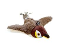 Gdiojnfg Flapping Bird Cat Toy, Flying Bird Toy For Cats, Flying Flapping Bird Plush Toys, USB Rechargeable Pet Self-Entertainment Toys, Interactive Automatic Chirping Toys For Indoor Pets Play