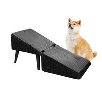 Gdiojnfg Foldable Dog Ramp For Sofa, Slip-resistant, Sturdy And, Kitten Bed Stair Footrest, Non-Slip Puppy Ramp For Bedside, Couch, Sofa, Vehicle
