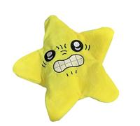 Gdiojnfg Moving Angry Starfish Plush Doll, Angry Star Toys, LED Stuffed Star Plush Bag Pendant, Light Up Movable Star Plush Toy, Star Plush Doll, Cute LED Twinkle Star Plush For Bedroom, Crib, Couch