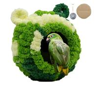 Gdiojnfg Parrot Breeding Nest Bed | Multipurpose Small Bird House Bird Sleeping Hut | Comfortable Parrot Hut House Winter Warm Parrot Nest For Parakeet Conure