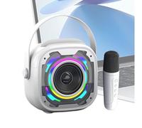 Gdiojnfg Portable Speaker with Microphone - Party Microphone with Speaker - Small Subwoofer, Handheld PA Systems, Outdoor Boombox, Recording Equipment for Adults & Kids