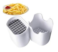 Gdiojnfg Potato Chipper Chip Cutter, Onion Chopper, Chip Chop, Stainless Steel Fruit Potatoes Cutter Chopper, Portable French Fry Cutter Tool Onion Dicer for Tomatoes Vegetables Cucumbers Carrots