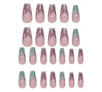 Gdiojnfg Press Nails Set - Colorful Irregular Nails Set,User Friendly Fake Nails Set, Cute Women False Nails for Holiday, Dates, Birthday Parties