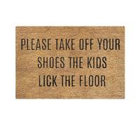 Gdiojnfg Shoes Off Door Mat, Please Remove Your Shoes Door Mat, Funny Take Shoes Off Door Mat, Front Door Mat For Home Entrance, Smooth Funny Doormats, Entryway Greeting Anti-Slip Front Door Mat