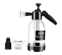 Gdiojnfg Snow Foam Pump Sprayer, Foam Sprayer Car Wash, Snow Foam Bottle, Car Wash Cannon, Handheld Garden Pump Sprayer, 2L Pressure Spray Bottle for Car Washing, Plants Watering, Home Cleaning