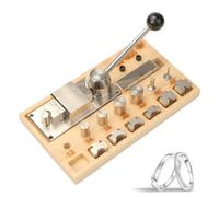 Gdiojnfg Spoon Ring Making Kit | Ring Bending Machine,Professional Expander Adjustable Stretcher Reducer Machine for Looping Wire Wrapping Silversmithing