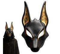 Gdiojnfg The Jackal God Masque Halloween Retro Role Play Props 400g