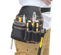Gdiojnfg Tool Belt | Work Pouch,Multi-Pocket Waterproof Belt Storage for Hardware Gardeners Carpenters Electricians Screwdrivers Tape Measures Hammers Pliers