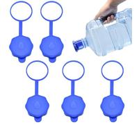 Gdiojnfg Water Bottle Caps, Bucket Top Lid, Silicone Reusable Lid for Camping Travel Indoor Home 5 Gallon Water Jugs