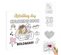 Gdiojnfg Wedding Coloring Placemats | Kids Activity Book for Coloring - 40 Pages Coloring Wedding Place Mats, Children's Wedding Coloring Books for Age 4+ Years