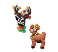 GDJEWLS Christmas Shoe Charms Set - Festive Holiday Shoe Shoe Charms, Perfect Stocking Stuffers and Accessories for a Merry Season (DESIGN 3)