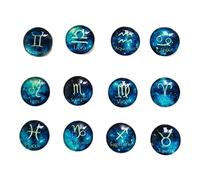GDJEWLS Glow in the Dark Astrology Shoe Charm - Illuminate Your Style with Celestial Glow - Perfect Accessory for Shoe Lovers (CAPRICORN)