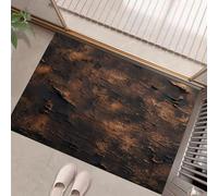 GDJSMIN Door Mat Indoor Outdoor 60 X 90 cm Rust Texture Entrance Floor Mats Old Style Non-Slip Doormats Washable Dirt Trapper Low Profile Floor Rug For Front Door Kitchen Bedroom