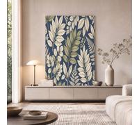 GDJSMIN Retro Plants Poster Canvas Painting,60×90 cm Frameless Wall Decor Leaf Pattern Wall Prints Artworks for Living Room Bedroom Home Decorative,Beige
