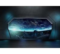 gdkldfg Blue Sci-Fi Starry Sky Cosmic Cartoon Wallpaper,Non-Woven Poster,Wall Mural for Living Room Bedroom Feature Wall Decoration 400x256cm
