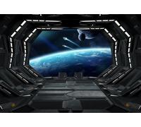 gdkldfg Cartoon Sci-Fi Starry Sky Cosmic Wallpaper,Non-Woven Poster,Wall Mural for Living Room Bedroom Feature Wall Decoration 300x240cm
