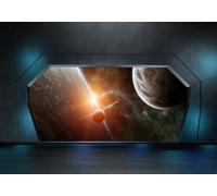 gdkldfg Cartoon Sci-Fi Starry Sky Cosmic Wallpaper,Non-Woven Poster,Wall Mural for Living Room Bedroom Feature Wall Decoration 400x280cm