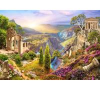 gdkldfg Wallpaper Poster 200x140cm Forest Flowers Architecture Classical Mountains Natural Landscape Wall Mural,Non-Woven Silk,Decorations Living Room Bedroom