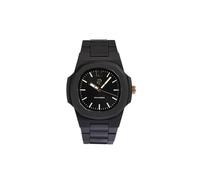 GDL Giovanni De Luca Elegant Watch for Women and Men with Polycarbonate Case 40.5 x 8.8 mm, Arabic Black Dial, Blue Strap and Japanese Quartz Movement - Waterproof 5 ATM, Lightweight and Durable