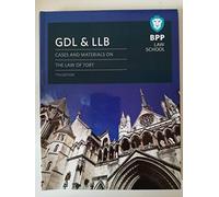 GDL & LLB cases and materials on the law of tort 7th edition