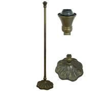 GDLight Torchiere Floor Lamp Base Replacement Only, Tiffany Style Floor Lamp Stand Replacement Fit for 12-Inch Stained Glass Lampshades in Top Hole 42mm, E27