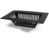 GDMDPTE Channel Drainage System 4-Pack Grate Strainer for Driveway & Lawn Easy Install Clogging Prevention Black Plastic 40x60x15cm Trench Drain Solution