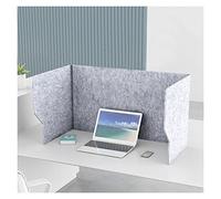 GDMDPTE Desktop partition,Desktop Privacy Divider Acoustic Partition Folding Polyester Fiber Felt Board - Avoid Distraction, Free Standing Desk Panels U -Shaped Sneeze Guard Portable Sound Absorbin