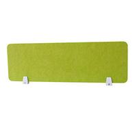 GDMDPTE Desktop partition,Privacy Desk Divider, Home Office School Desktop Shield Panel Clamp on Separators for Remote Work Students Learning, Soundproof Partition Cardboard (Color : Green, Size :