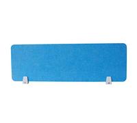 GDMDPTE Desktop partition,Privacy Desk Divider, Home Office School Desktop Shield Panel Clamp on Separators for Remote Work Students Learning, Soundproof Partition Cardboard (Color : Blue, Size : W