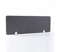GDMDPTE Desktop partition,Privacy Desk Divider, Home Office School Desktop Shield Panel Clamp on Separators for Remote Work Students Learning, Soundproof Partition Cardboard (Color : Black, Size :