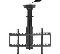GDMDPTE Electric Ceiling TV Mount, Motorised, Ceiling Motorized Tv Mount, Monitor Bracket With Remote Control And Memory Setting TV Wall Bracket Mount