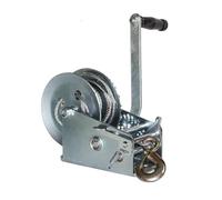 GDMDPTE Manual Cable Winch 880 Lb Wire Rope Hoist Hand Operated Self-Locking Pulling Machine Heavy-Duty Cable Puller for Home Use Garage and Outdoors