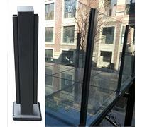 GDMDPTE s Railing Post for Terrace Stainless Steel Balustrade Outdoor Deck Modern Patio Safe Ber 0.6/0.8m Height Railing Solut