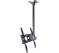 GDMDPTE TV Stand TV Unit, Ceiling TV Mount, Adjustable Height Full Motion 360 Deg Rotation Tilting Swiveling, TV Ceiling Mount Adjustable Bracket Fits 26-60 Inch Flat Panel Display TV Mount TV Stan