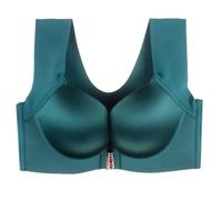 GDNIA Seamless Front Closure T-Shirt Bra for Women, 5d Shaping U-Back Appeal Wide Strap Bra