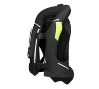 GDNKP Motorcycle Airbag Vest, Reflective Riding Vests Approved Reusable, Jacket for Men and Women with Protections,Black,XXL